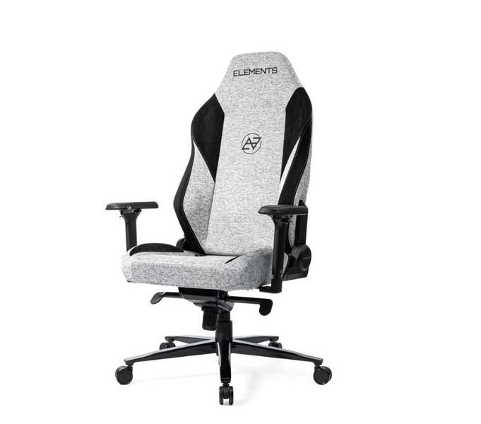 Imagem de Cadeira Gamer Ergonômica Elements Lunari Titan xl Cinza