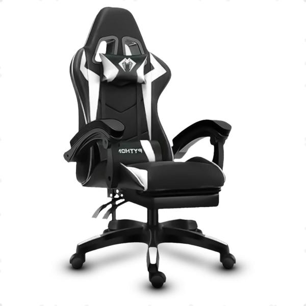 Imagem de Cadeira Gamer Ergonômica Escritório Python Fly X12 Branco