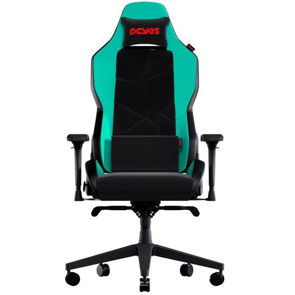 Imagem de Cadeira Gamer Ergonômica Sentinel Mint Green Com Base de Metal Apoio  de Braço 4D Almofada Magnética e Suporte de Lombar