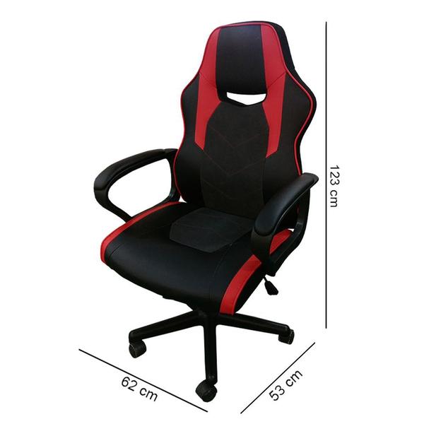 Imagem de Cadeira Gamer Escritório Ergonômica Giratoria Overx Pro Opt