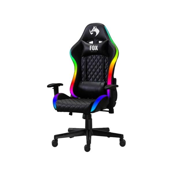 Cadeira Gamer Fox Racer RGB com Iluminação Led Preta UT-C1583L Cadeira Gamer Fox Racer RGB com Iluminação Led Preta UT-C1583L