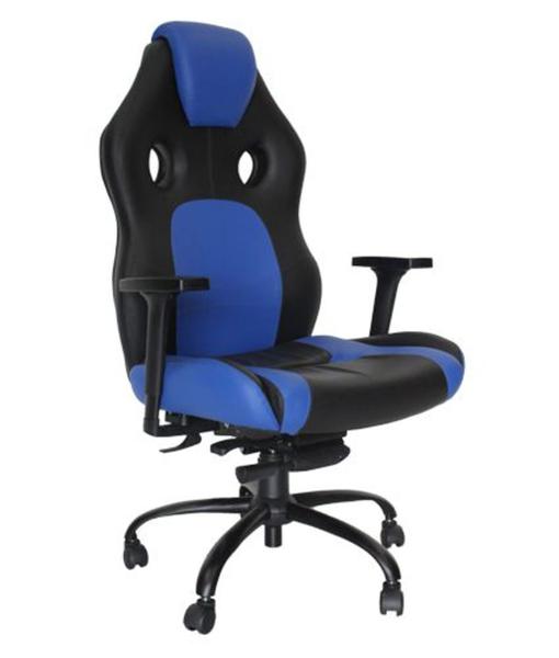 Imagem de Cadeira Gamer Giratória com braço Linha Gamer Racing Azul