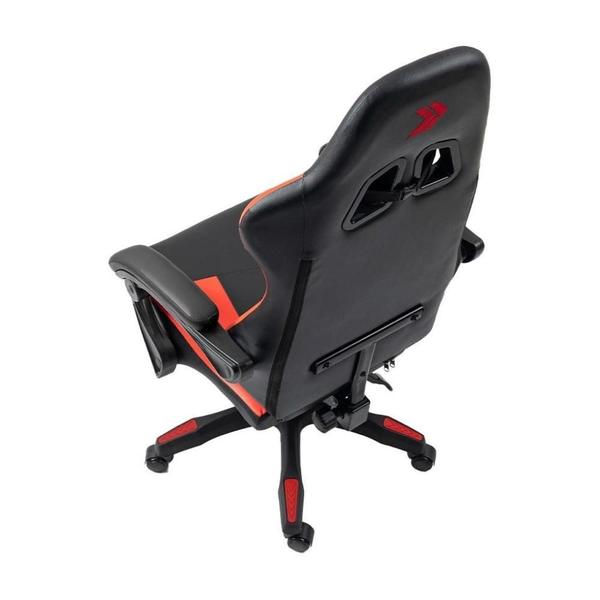 Imagem de Cadeira Gamer KBM Gaming CG200 Pistão Classe 3 Apoio Cabeça/Lombar Preto e Vermelho - KGCG200PTVM