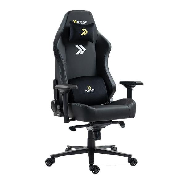 Imagem de Cadeira Gamer KBM! Gaming CG700 Preta, PU, Até 150 kg, Apoio de Braço 4D, Com Almofadas, Reclinável - KGCG700PUPT