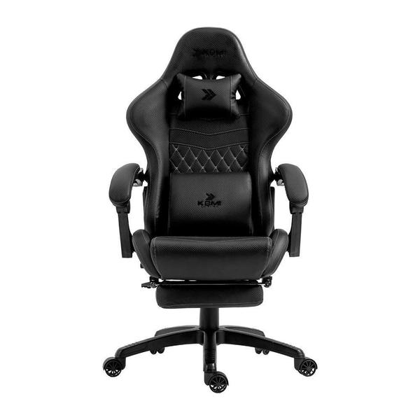 Cadeira Gamer KBM! GAMING Tempest CG600, Preta, Com Almofadas, Descanso Para Pernas Retrát... Cadeira Gamer KBM! GAMING Tempest CG600, Preta, Com Almofadas, Descanso Para Pernas Retrát...