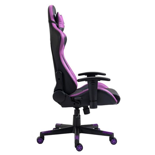 Imagem de Cadeira Gamer MaxRacer Skilled Roxa Reclina 180 graus