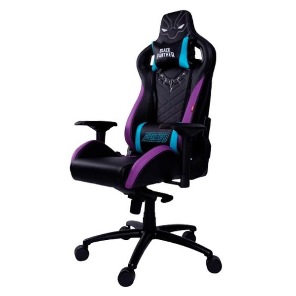 Imagem de Cadeira Gamer Pantera Negra Preta E Roxo 62000146 Dazz