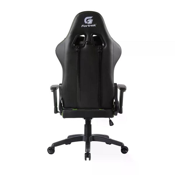 Imagem de Cadeira Gamer Para Jogar Por Horas Fortrek Com Almofadas Ergonômicas Cor vermelho e Preto de Couro PU Suporta Até 120Kg Reclinável 155 com Ajuste de Altura