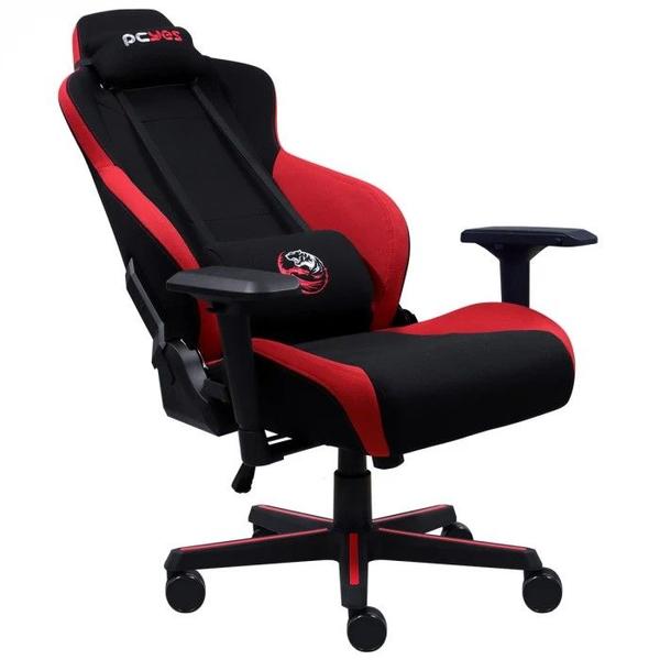 Imagem de Cadeira Gamer PcYes Mad Racer V8 Turbo 100% Poliéster Ajuste na Altura