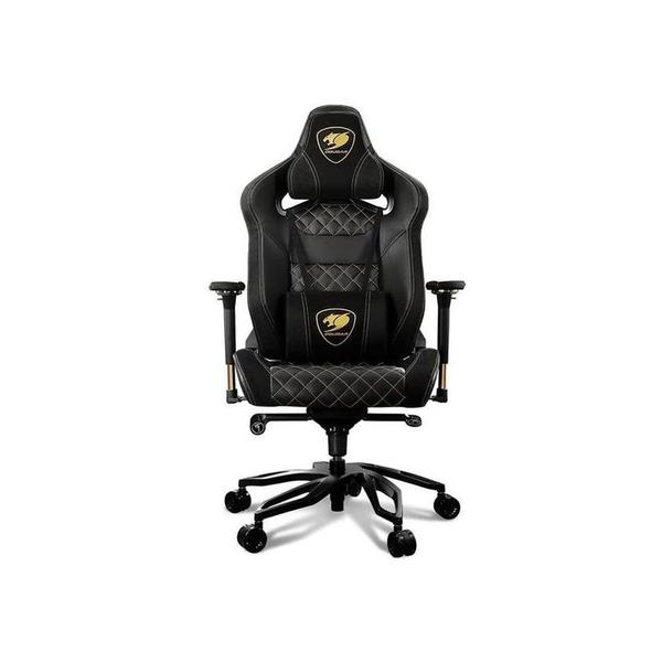 Imagem de Cadeira Gamer Profissional Cougar Armor Titan Pro Royal 4D - Cor Preto/Dourado