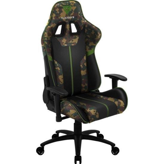 Imagem de Cadeira Gamer ThunderX3 BC3 Camo Verde Militar