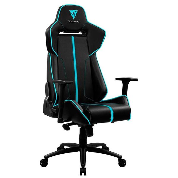 Imagem de Cadeira Gamer ThunderX3 BC7 Larger, Black/Cyan - 68841