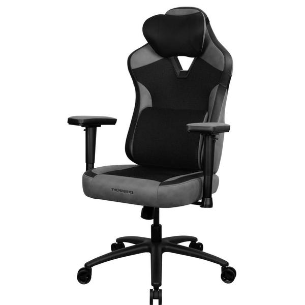 Imagem de Cadeira Gamer ThunderX3 Loft Preto Para Escritório Almofadas No  Pescoço e Lombar Com Apoio de Braço Almofadado 2D