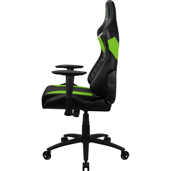 Imagem de Cadeira Gamer ThunderX3 TC3 Neon Cor Preta e Verde Com Almofada Ergonômica Para Lombar e Apoio de Pescoço e Braço Bidirecional Suporta Até 120Kg