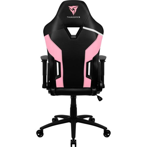 Imagem de Cadeira Gamer ThunderX3 TC3 Sakura Black Cor Rosa Com Almofada Ergonômica Para Lombar e Apoio de Pescoço e Braço Bidirecional Suporta Até 120Kg