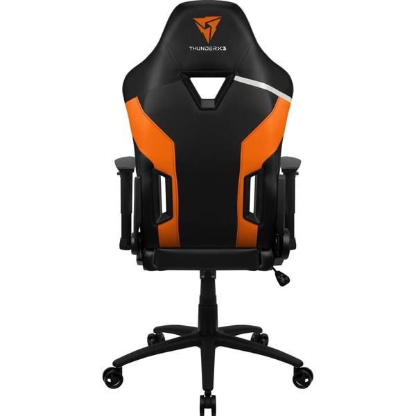 Imagem de Cadeira Gamer ThunderX3 TC3 Tiger Cor Preta e Laranja Com Almofada Ergonômica Para Lombar e Apoio de Pescoço e Braço Bidirecional Suporta Até 120Kg