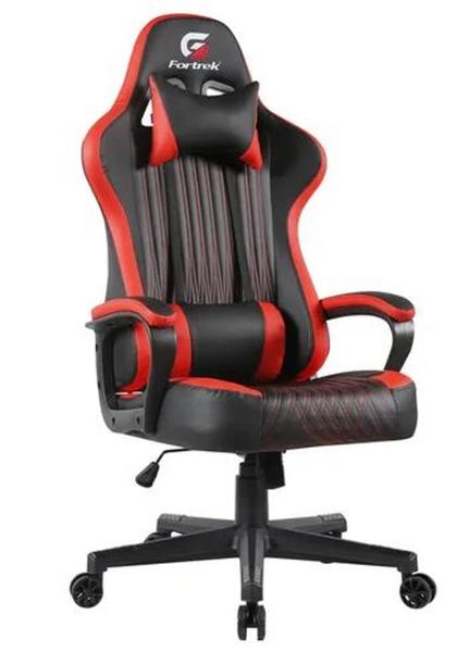 Imagem de Cadeira gamer vickers preto/vermelho fortrek (vickers pt/vm)