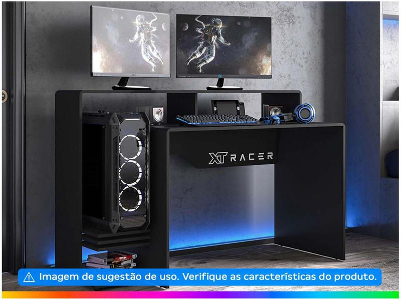 Imagem de Cadeira Gamer XT Racer Reclinável Giratória + Mesa