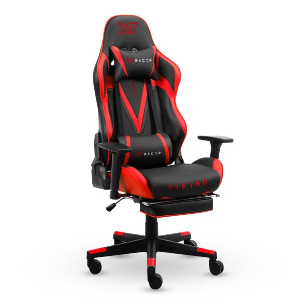 Imagem de Cadeira Gamer Xt Racer Viking Series Apoio De Pés Vermelho