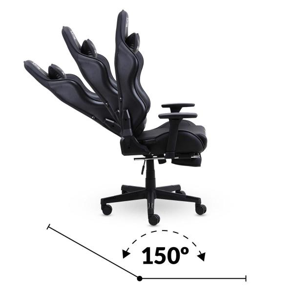 Imagem de Cadeira Gamer Xt Racer Viking Series Com Apoio De Pés Preto