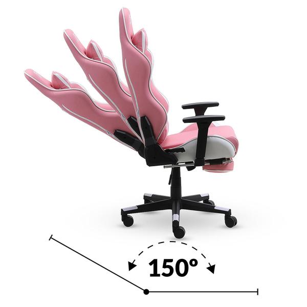 Imagem de Cadeira Gamer Xt Racer Viking Series Com Apoio De Pés Rosa