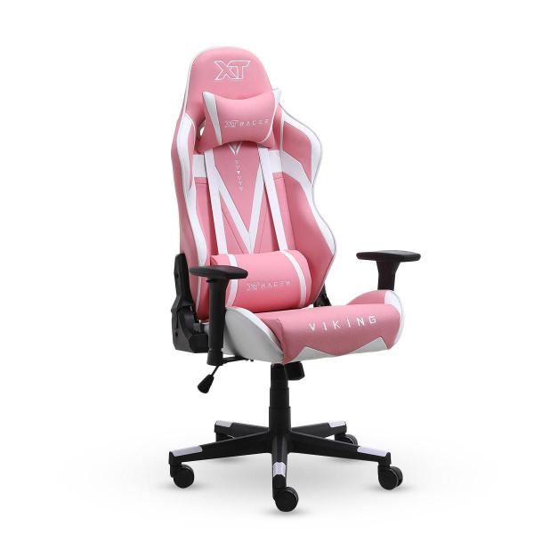 Imagem de Cadeira Gamer Xt Racer Viking Series XTR019 Rosa E Branco