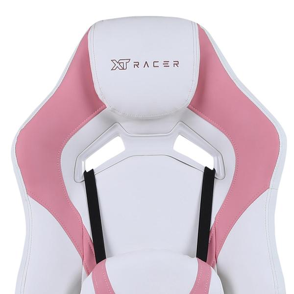 Imagem de Cadeira Gamer Xt Racer Vulcan - Branca E Rosa