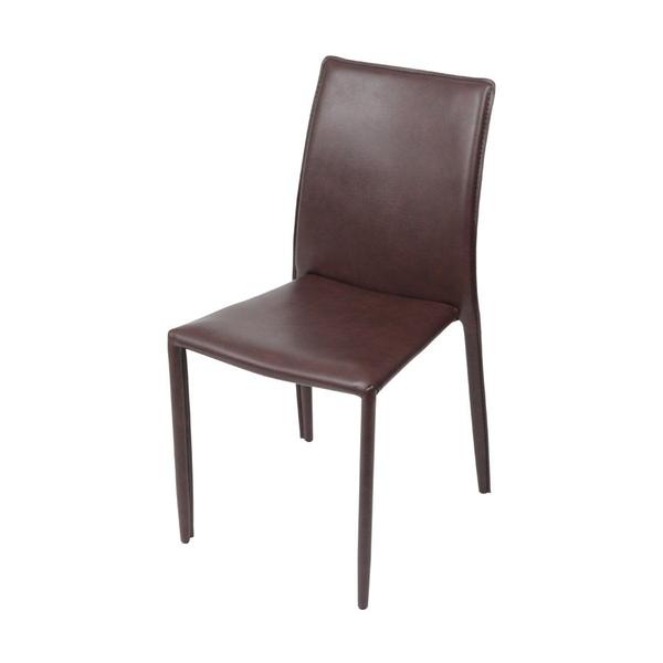 Imagem de Cadeira Glam material sintético Bordo Estrutura Metal