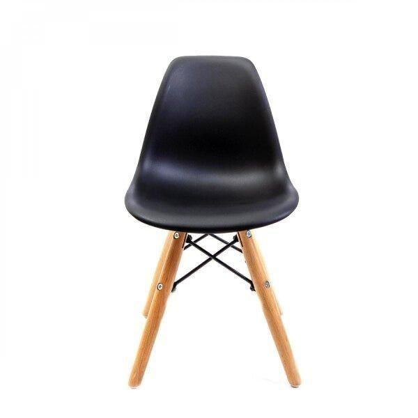 Imagem de Cadeira Infantil Eames PP DSW-M Empório Tiffany Preto/Madeirado