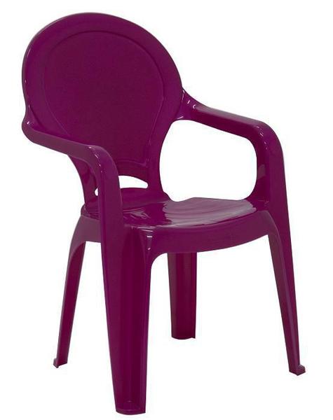 Imagem de Cadeira Infantil Tique Taque Rosa Polipropileno Tramontina