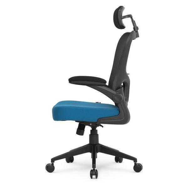 Imagem de Cadeira Office DT3 Vita Headrest, Até 110Kg, Mesh Spandex, Azul - 14229-8