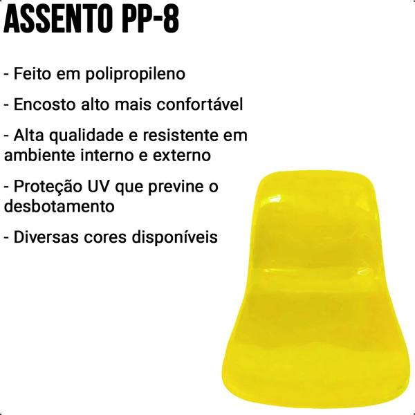 Imagem de Cadeira P/ Barco Estádio Arquibancada Assento Em Concha Pp-8