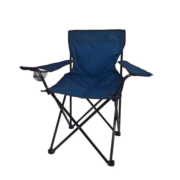 Imagem de Cadeira Para Camping Dobravel Portatil Oasis 120 Kg Azul Esc