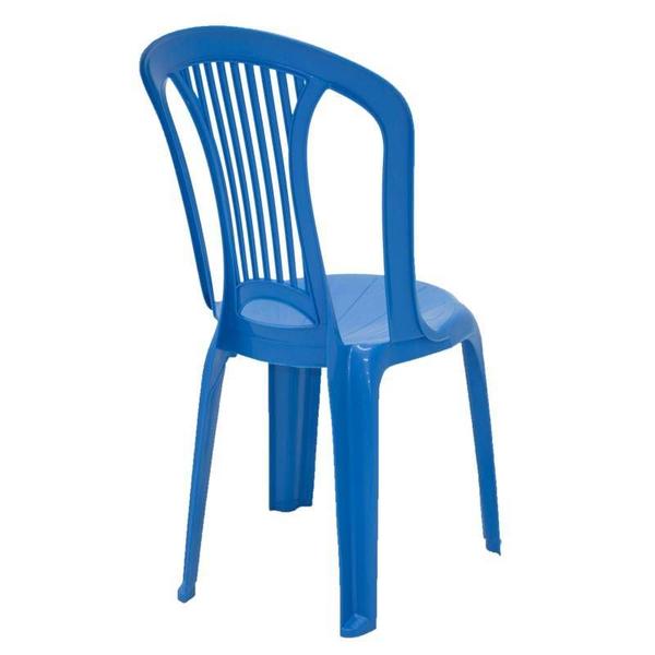 Imagem de Cadeira plastica monobloco atlantida economy azul