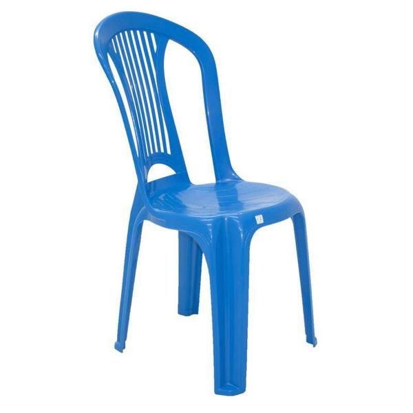 Imagem de Cadeira plastica monobloco atlantida economy azul