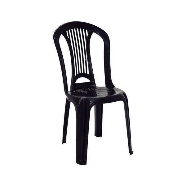 Imagem de Cadeira Plástico Sem Braço Tramontina Atlântida 154kg Preta