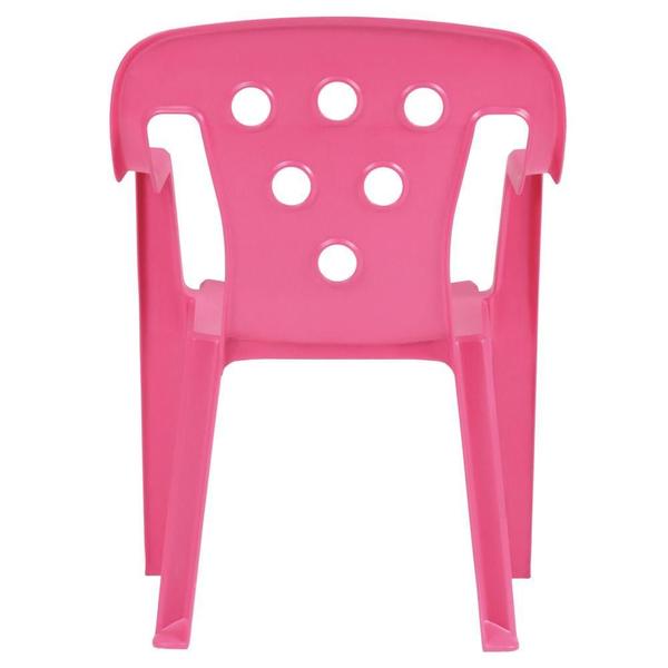 Imagem de Cadeira Poltroninha Kids Rosa Plástica 52X36Cm Mor