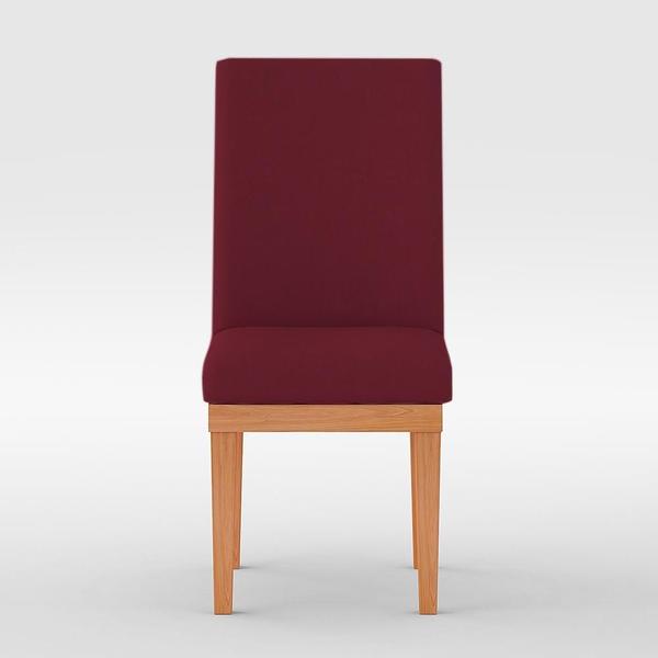 Imagem de Cadeira Reforçada Para Mesa De Jantar Decorativa Cor:Marsala