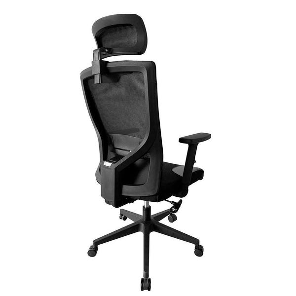 Imagem de Cadeira Rise Mode Office 05, Até 100Kg, Tela Mesh, Preto - RM-CO-05-BK