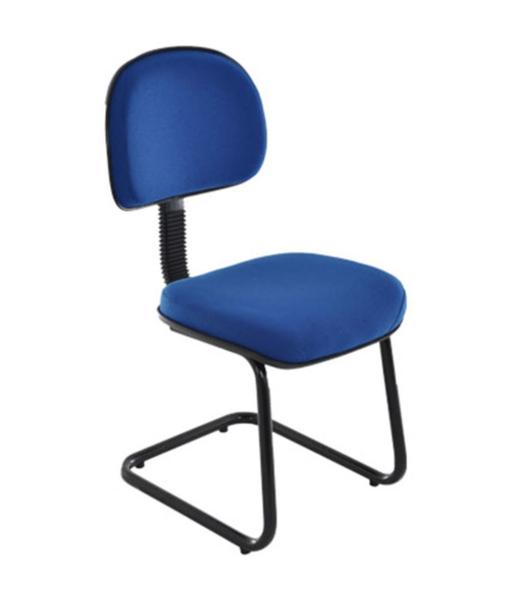 Imagem de Cadeira Secretária com Base Fixa em S Linha Robust Azul