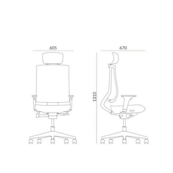 Imagem de Cadeira Twister Plaxmetal Slider Nr17 Ergonômica Apoio Preta