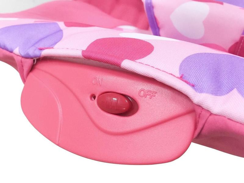 Imagem de Cadeira Vibratória Infantil Bebe Lite Corações Baby Style