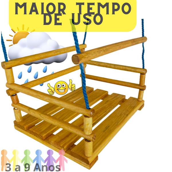 Imagem de Cadeirão DE Balanço Infantil EM Madeira 42 Cm X 35 Cm O Melhor