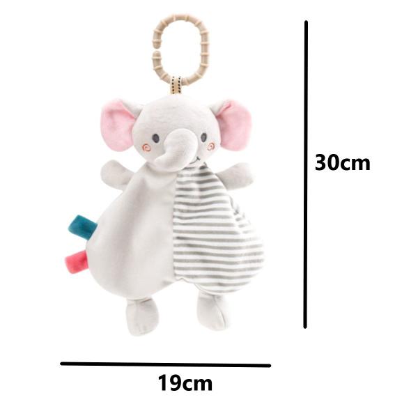 Cadeirinha Balanço Musical Vermelho e Naninha Elefante Bebês - Color Baby Imagem de Cadeirinha Balanço Musical Vermelho e Naninha Elefante Bebês