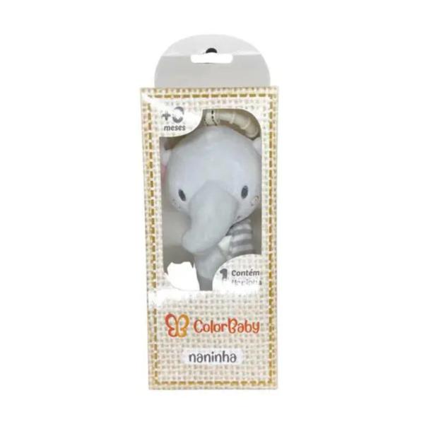 Cadeirinha Balanço Musical Vermelho e Naninha Elefante Bebês - Color Baby Imagem de Cadeirinha Balanço Musical Vermelho e Naninha Elefante Bebês