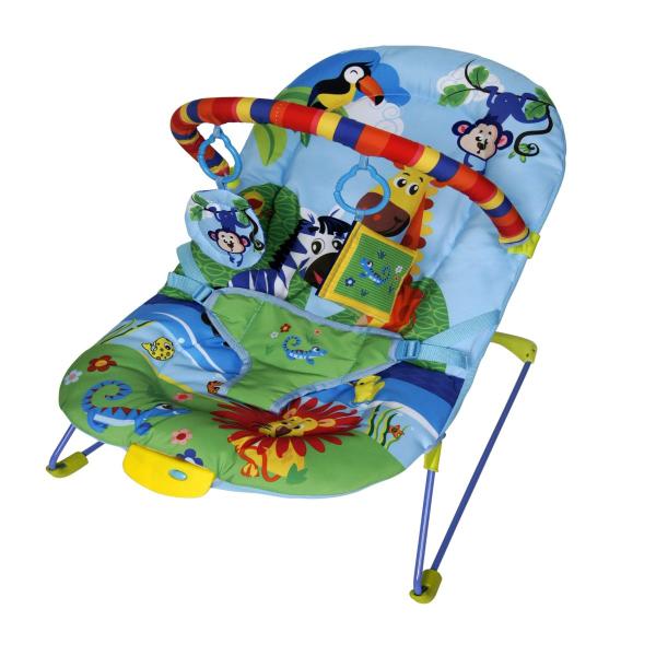 Cadeirinha Bebê Vibratória Descanso Azul 9Kg + Bolsa Canguru - Color Baby Imagem de Cadeirinha Bebê Vibratória Descanso Azul 9Kg + Bolsa Canguru