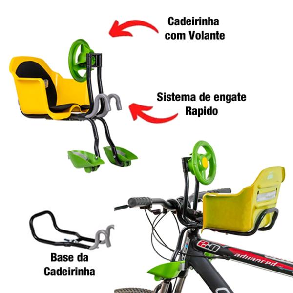 Imagem de Cadeirinha Bicicleta Aro 26 Flexbike Diant Volante