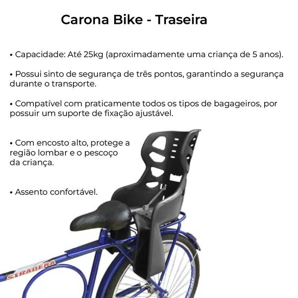 Imagem de Cadeirinha Carona Infantil Traseira / Bagageiro Para Bike Styll Baby