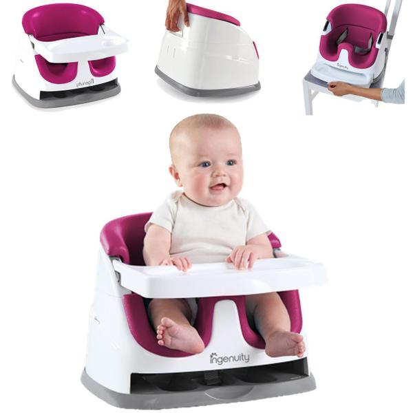 Imagem de Cadeirinha de Alimentação Ingenuity Baby Base Seat 2x1 Rosa