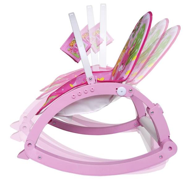 Cadeirinha de Alimentação Musical De Descanso Vibratória Rosa Color Baby Imagem de Cadeirinha de Alimentação Musical De Descanso Vibratória Rosa Color Baby